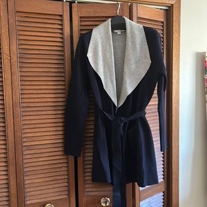 Boden Size M Navy & Gray jacket/sweater